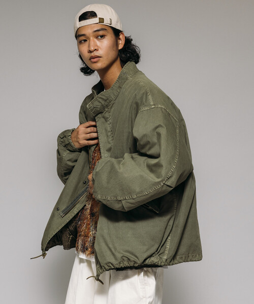 フェード加工 M65 ショートモッズコート LINER SET/ヴィンテージライク