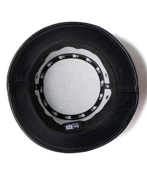 NEW ERA（ニューエラ）の「NEW ERA/ニューエラ ハット バケット01 セーラーブリム Synthetic Leather シンセティックレザー ブラック 14667751（ハット・メンズ・ブラック・M/L）」の4枚目の写真