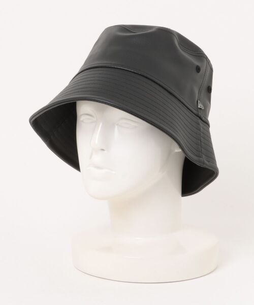 NEW ERA（ニューエラ）の「NEW ERA/ニューエラ ハット バケット01 セーラーブリム Synthetic Leather シンセティックレザー ブラック 14667751（ハット・メンズ・ブラック・M/L）」の7枚目の写真