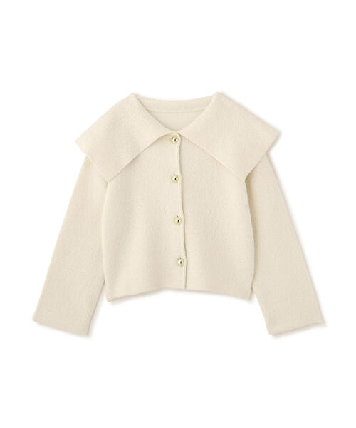 PROPORTION BODY DRESSING(プロポーションボディドレッシング)の「ビックカラーカーデ / 1215274005(カーディガン/ボレロ・レディース・ホワイト系その他/ブラウン・FREE)」の3枚目の写真