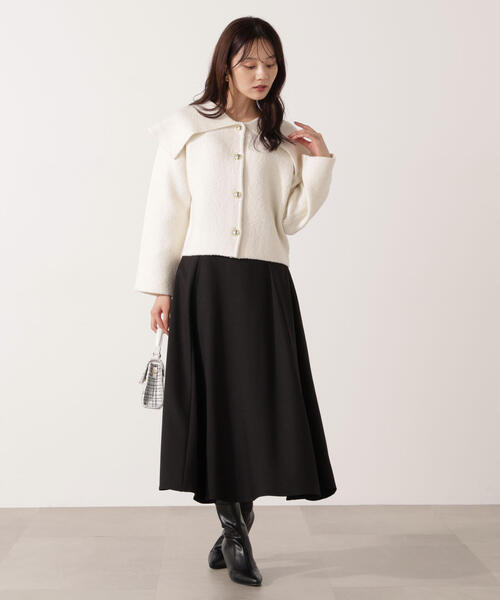 PROPORTION BODY DRESSING(プロポーションボディドレッシング)の「ビックカラーカーデ / 1215274005(カーディガン/ボレロ・レディース・ホワイト系その他/ブラウン・FREE)」の13枚目の写真