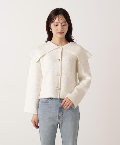 PROPORTION BODY DRESSING(プロポーションボディドレッシング)の「ビックカラーカーデ / 1215274005(カーディガン/ボレロ・レディース・ホワイト系その他/ブラウン・FREE)」の20枚目の写真