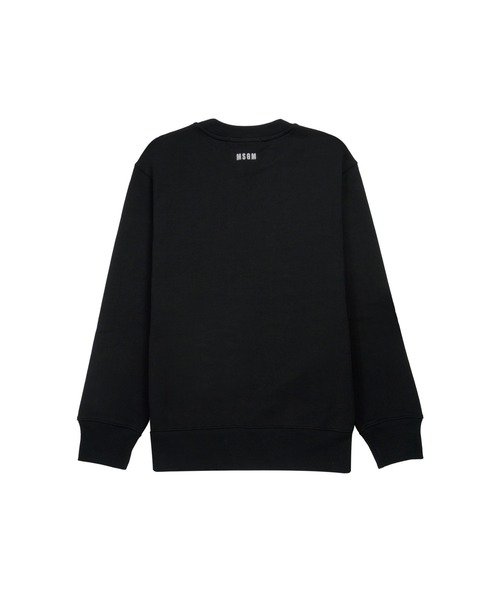 MSGM(エムエスジーエム)の「【NEW】「TheMwave」モノグラムパッチ スウェットシャツ(スウェット・メンズ・ブラック/オフホワイト・XL/L/M/S)」の6枚目の写真