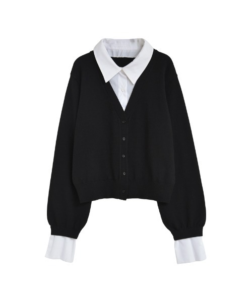 シャツドッキングレイヤードニット シャツドッキングレイヤードニットRANDA公式サイト