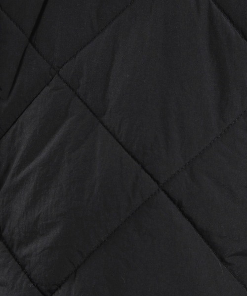 BAYFLOW（ベイフロー）の「〈撥水加工〉キルティングブルゾン / キルトジャケット（ブルゾン・メンズ・カーキ/ブラック・LARGE/MEDIUM）」の6枚目の写真