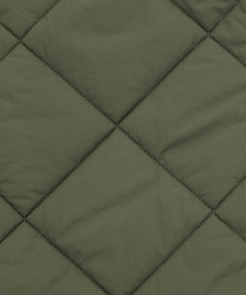 BAYFLOW（ベイフロー）の「〈撥水加工〉キルティングブルゾン / キルトジャケット（ブルゾン・メンズ・カーキ/ブラック・LARGE/MEDIUM）」の12枚目の写真
