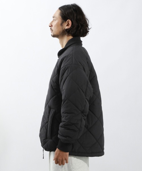 撥水加工〉キルティングブルゾン / キルトジャケット（ブルゾン