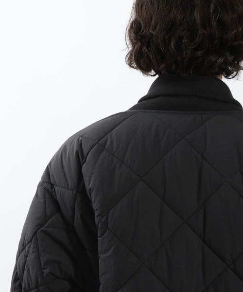 BAYFLOW（ベイフロー）の「〈撥水加工〉キルティングブルゾン / キルトジャケット（ブルゾン・メンズ・カーキ/ブラック・LARGE/MEDIUM）」の17枚目の写真