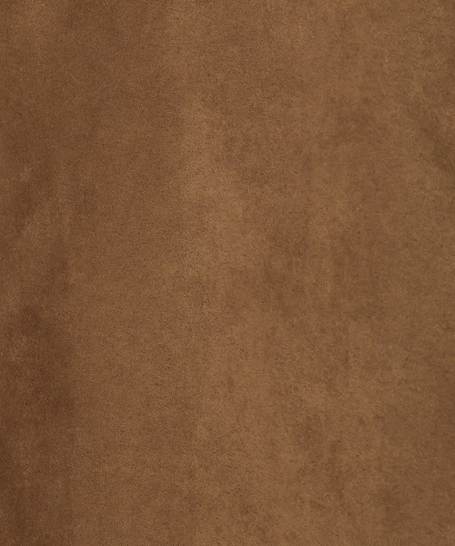 BAYFLOW（ベイフロー）の「[ストレッチ入りで動きやすい]フェイクスウェードシャツ（シャツ/ブラウス・レディース・ブラウン/モカ・FREE）」の12枚目の写真