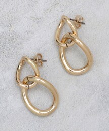 OPAQUE.CLIP | メタルリング2連ピアス(ピアス（両耳用）)