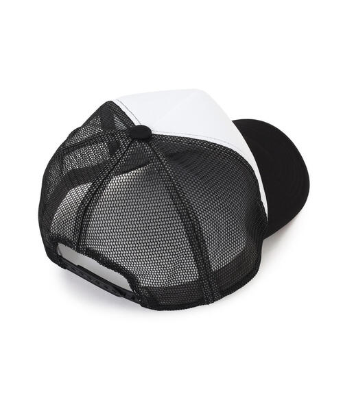 AVIREX（アヴィレックス）の「VARSITY BLOCK FONT MESH CAP / バーシティ ブロックフォント メッシュキャップ / AVIREX / アヴィレックス（キャップ・メンズ・ブラック/ホワイト・F）」の11枚目の写真