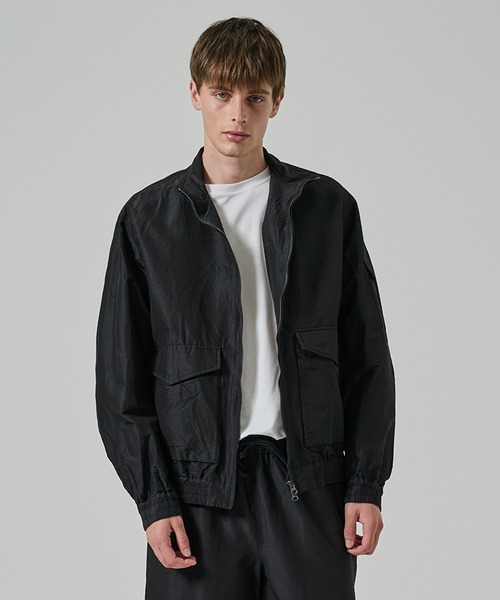 【MARKAWARE/マーカウェア】ウールフライトジャケット markaware/marka】ウールシルク高密度タイプライター / フライト