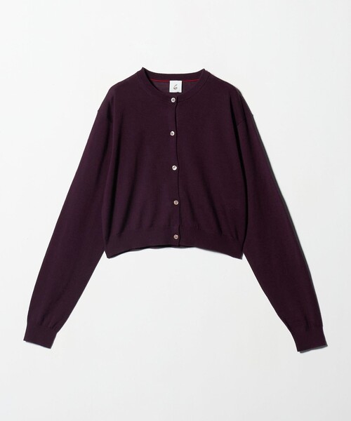 セール】＜6(ROKU)＞ウール クロップド カーディガン（カーディガン