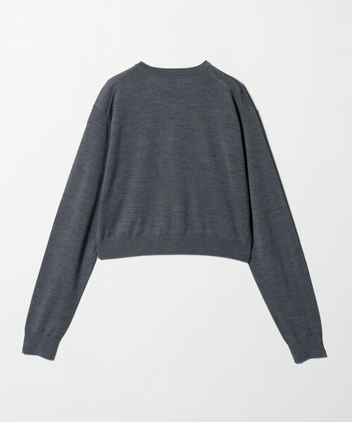 6(ロク)の「<6(ROKU)>ウール クロップド カーディガン(カーディガン/ボレロ・レディース・グレー系/ワイン・FREE)」の14枚目の写真