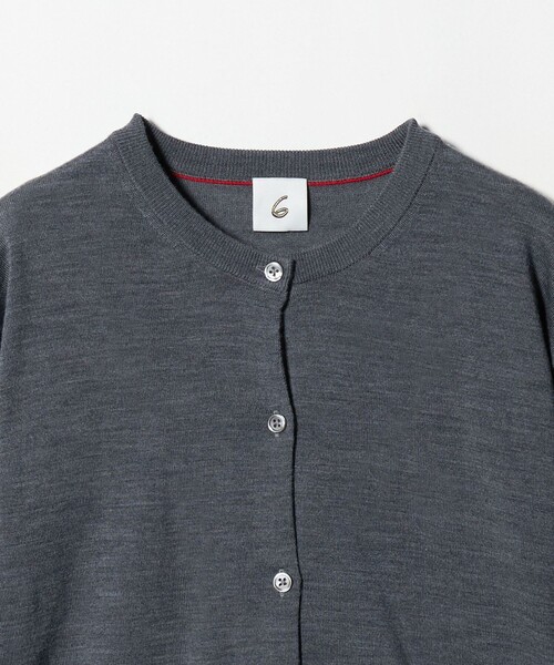 6(ロク)の「<6(ROKU)>ウール クロップド カーディガン(カーディガン/ボレロ・レディース・グレー系/ワイン・FREE)」の15枚目の写真