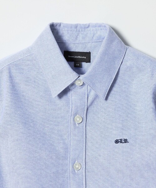 green label relaxing（グリーンレーベルリラクシング）の「オックスシャツ / キッズ 110cm-130cm（シャツ/ブラウス・キッズ・オフホワイト/ライトブルー/イエロー・120cm/110cm/130cm）」の5枚目の写真