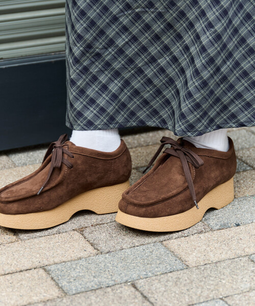 限定展開 厚底 スウェード モカシン（モカシン/デッキシューズ