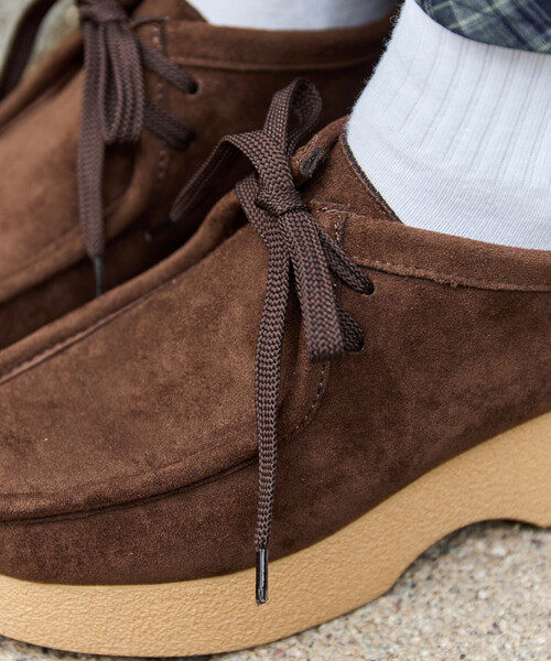 セール】限定展開 厚底 スウェード モカシン（モカシン/デッキシューズ