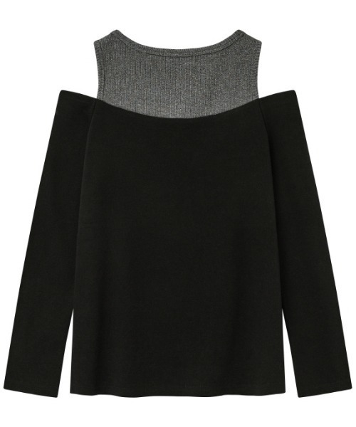 Midnight Move（ミッドナイトムーブ）の「A'GEM/9 × .kom 『MIDNIGHT MOVE/ミッドナイトムーブ』2way オフショルダー ナンバリングデザイン 長袖Tシャツ（Tシャツ/カットソー・レディース・ブラック/ブラウン/ベージュ・FREE）」の20枚目の写真