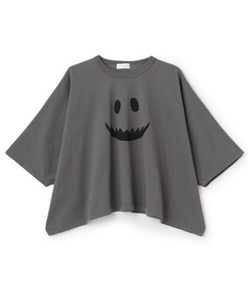 b・ROOM（ビールーム）の「【カイテキ天竺】変形オバケTシャツ（Tシャツ/カットソー・キッズ・アイボリー/ブラック/チャコール・L/M）」の14枚目の写真