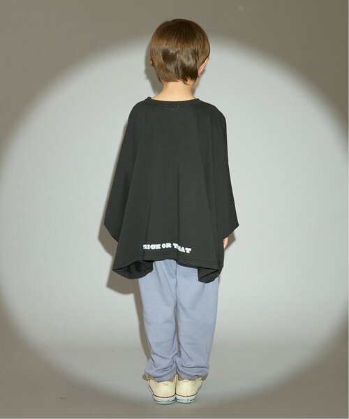 b・ROOM(ビールーム)の「【カイテキ天竺】変形オバケTシャツ(Tシャツ/カットソー・キッズ・アイボリー/ブラック/チャコール・L/M)」の6枚目の写真