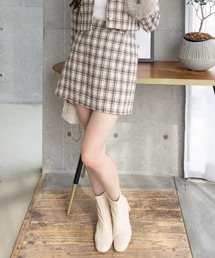 clear | 【長さが選べる】ツイードミニスカート(セット可)[大人 フェミニン 上品]≪AW新作≫(スカート)