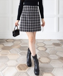 clear | 【長さが選べる】ツイードミニスカート(セット可)[大人 フェミニン 上品]≪AW新作≫(スカート)