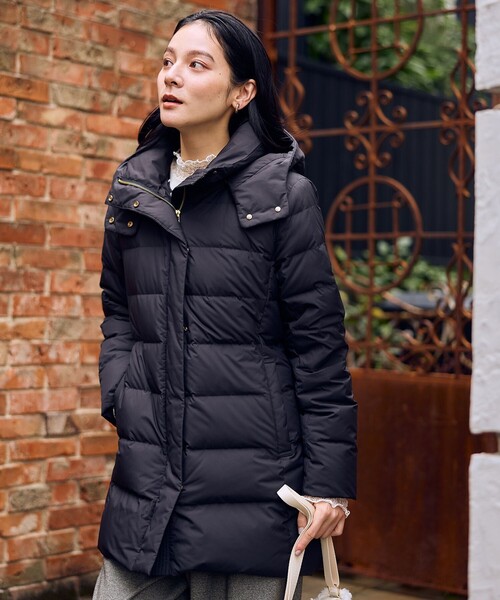 セール】【フード取り外し可能】楽映えリッチロング丈ダウン（ダウン