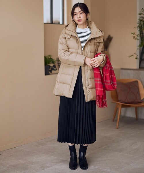 セール】【フード取り外し可能】楽映えリッチロング丈ダウン（ダウン