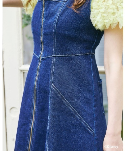 LANTINAM(ランティナム)の「Snow White and Seven Dwarfs / Denim Bustier Dress(ワンピース・レディース・ネイビー・MEDIUM/SMALL)」の14枚目の写真