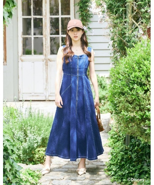 Snow White and Seven Dwarfs / Denim Bustier Dress（ワンピース