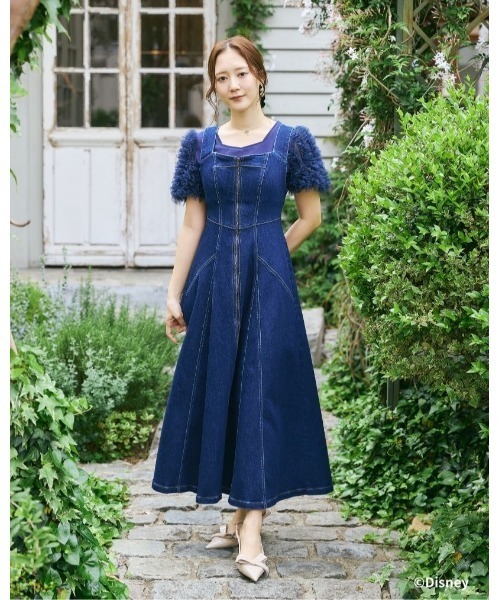 Snow White and Seven Dwarfs / Denim Bustier Dress（ワンピース