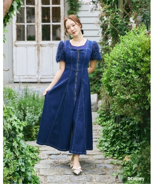 Snow White and Seven Dwarfs / Denim Bustier Dress（ワンピース