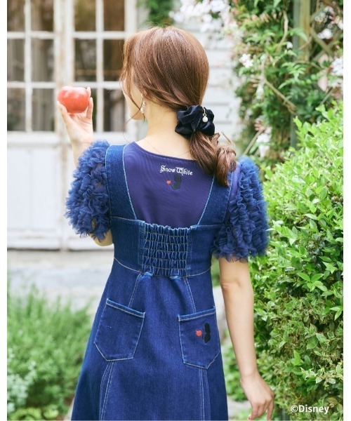 LANTINAM(ランティナム)の「Snow White and Seven Dwarfs / Denim Bustier Dress(ワンピース・レディース・ネイビー・MEDIUM/SMALL)」の10枚目の写真