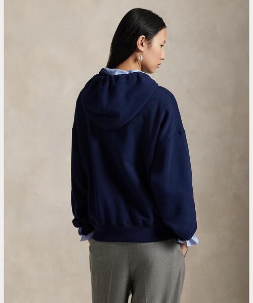 POLO RALPH LAUREN(ポロ ラルフ ローレン)の「フリース フルジップ フーディ(パーカー・レディース・ネイビー系1・XXS/XS/XL/S/M/L)」の7枚目の写真