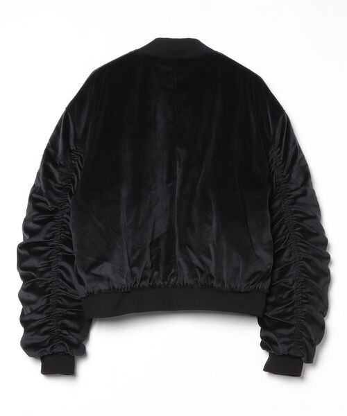 GEN_DAI（ゲンダイ）の「GEN_DAI/ゲンダイ/VELVET BOMBER JKT（ブルゾン・メンズ・ブラック/カーキ・0/1）」の4枚目の写真
