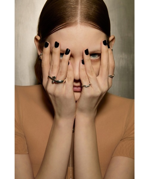 norme(ノーム)の「【SILVER925】ノーム ラティス カフ ピンキー リング / norme lattice cuff pinky ring(リング・レディース・シルバー・FREE)」の5枚目の写真