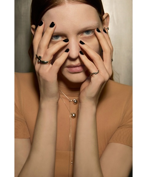 norme(ノーム)の「【SILVER925】ノーム ラティス カフ ピンキー リング / norme lattice cuff pinky ring(リング・レディース・シルバー・FREE)」の6枚目の写真