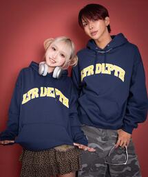 LTR DEPTH/カレッジプルパーカー