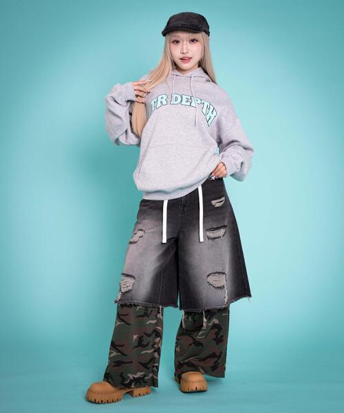 LTR DEPTH（レイターデプス）の「LTR DEPTH/【25年秋冬新作】カレッジプルパーカー（パーカー・メンズ・ブラック/杢グレー/ネイビー/レッド・MEDIUM/LARGE）」の19枚目の写真