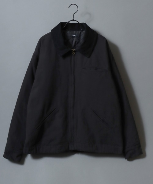 SITRY（シトリー）の「SITRY Boa and Corduroy Collar Duck Jacket/別注 2WAY 衿ボア 衿コーデュロイ 脱着 オーバーサイズ ダックジャケット デトロイトジャケット ブルゾン（ブルゾン・メンズ・ブラック/ブラウン/ブラック系その他・LL/L/M）」の10枚目の写真