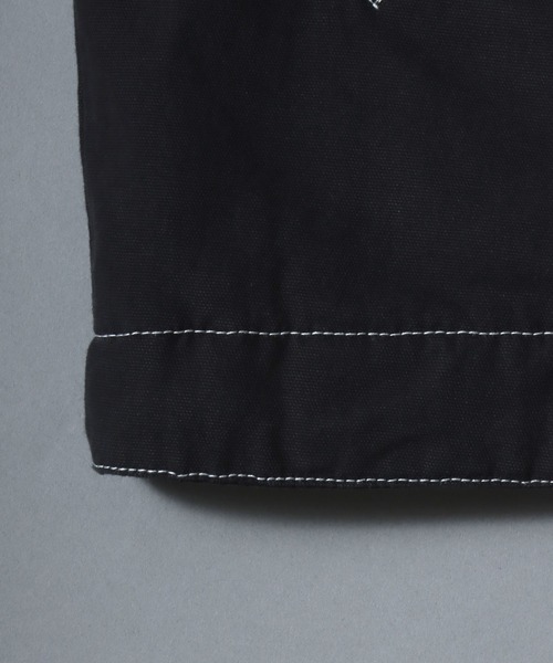 SITRY（シトリー）の「SITRY Boa and Corduroy Collar Duck Jacket/別注 2WAY 衿ボア 衿コーデュロイ 脱着 オーバーサイズ ダックジャケット デトロイトジャケット ブルゾン（ブルゾン・メンズ・ブラック/ブラウン/ブラック系その他・LL/L/M）」の20枚目の写真