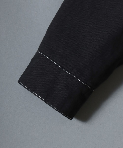 SITRY（シトリー）の「SITRY Boa and Corduroy Collar Duck Jacket/別注 2WAY 衿ボア 衿コーデュロイ 脱着 オーバーサイズ ダックジャケット デトロイトジャケット ブルゾン（ブルゾン・メンズ・ブラック/ブラウン/ブラック系その他・LL/L/M）」の18枚目の写真