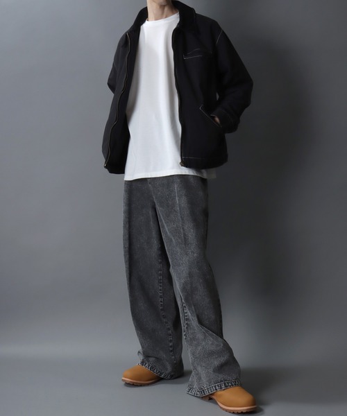 セール】SITRY Boa and Corduroy Collar Duck Jacket/別注 2WAY 衿ボア