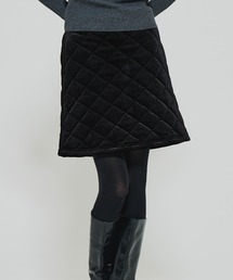 coca（coca）（コカ）の「ベロアキルティングスカート（スカート・レディース）」