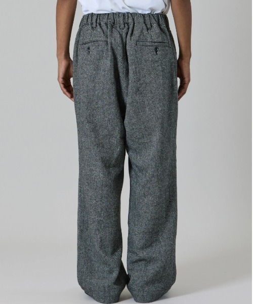 BY THE BAY(バイザベイ)の「【UNFRM OUTDOOR STANDARD:ユニフォームアウトドアスタンダード】BRITISH VINTAGE TWEED WIDE PANTS/ツイードワイドパンツ(その他パンツ・レディース・ヘザーグレー/ダークブラウン・X-SMALL/SMALL)」の5枚目の写真