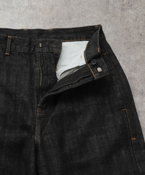 LIVINGTONE（リヴィントーン）の「LIVINGTONE DOLK-TURN UP LONG LT-DOLK-05：デニムパンツ（デニムパンツ・レディース・ブラック・MEDIUM）」の12枚目の写真