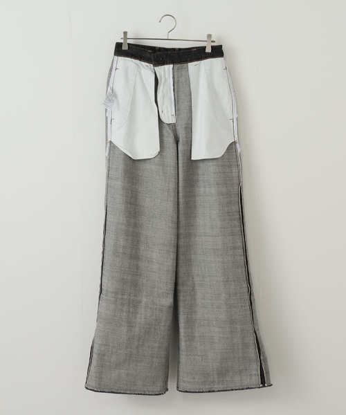 LIVINGTONE（リヴィントーン）の「LIVINGTONE DOLK-TURN UP LONG LT-DOLK-05：デニムパンツ（デニムパンツ・レディース・ブラック・MEDIUM）」の13枚目の写真