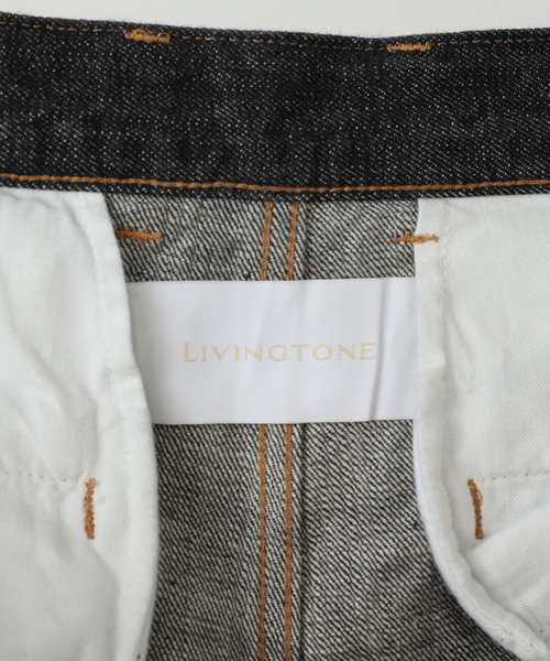 LIVINGTONE（リヴィントーン）の「LIVINGTONE DOLK-TURN UP LONG LT-DOLK-05：デニムパンツ（デニムパンツ・レディース・ブラック・MEDIUM）」の14枚目の写真