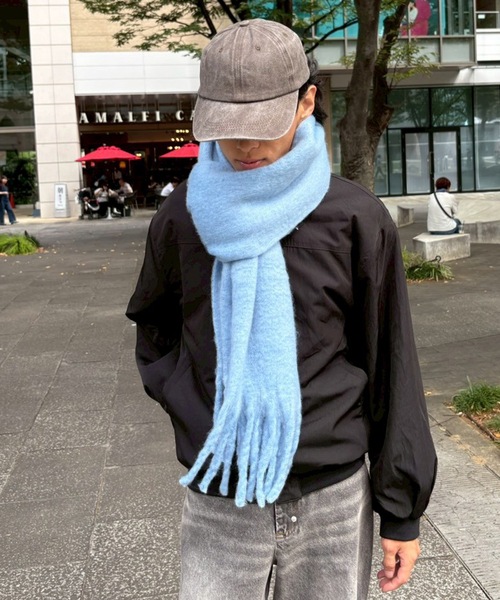 セール】【ユニセックス】ボリュームシャギーマフラー（マフラー